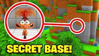 Minecraft : Whats Inside ANXIETYS Secret BASE?