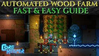 AUTOMATED (CORAL / GLEAM) WOOD FARM - Core Keeper Guide Tips