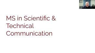 Certificate and MS Programs in Scientific and Technical Communication | Virtual Information Session