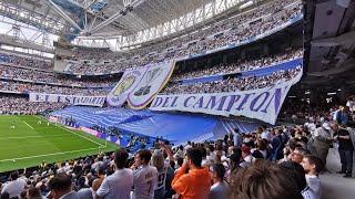 El Clásico! 80,000 Real fans singing HALA MADRID y nada mas