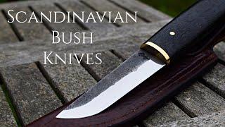 Knifemaking & Leatherwork - Forging 4 Scandinavian Bushcraft Knives. (Available)