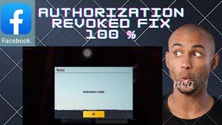 AUTHORIZATION REVOKE PROBLEM FIX HOW TO FIX FACEBOOK LOGIN PUBG MOBILE 2022 [ KHAN 007 ]