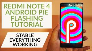 Redmi Note 4 Android Pie Upgrade Flashing Tutorial | Hindi - हिंदी