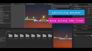 AI Enemy Unity - Monsters patrol and cross rivers