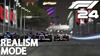 F1 24 REALISM MODE | Kevin Magnussen at Las Vegas GP | 100% RACE + TRACKIR + COCKPIT + NO ASSISTS