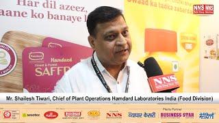 Mr. Shailesh Tiwari, Chief of Plant Operations Hamdard Laboratories India (Food Division)