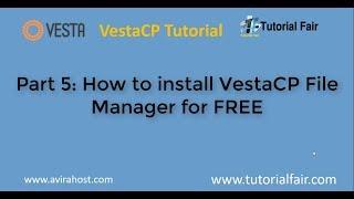 How to install VestaCP File Manager for FREE