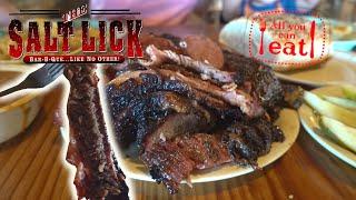 All You Can Eat TEXAS BBQ @ The Salt Lick BBQ | Round Rock, TX
