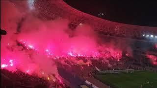 craquage virage taraji match derby      كركاج جمهور الترجي في الدربي