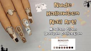 EASY HALLOWEEN NAIL ART! | MADAM GLAM BOSTON COLLECTION | NEW EXCITING BRUSHES & STUFFS!! 