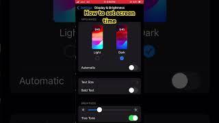 How To set Display Time In iPhone#iphone #easymethod #display #screenoff #ios #light #power