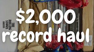 Epic $2,000 Vinyl Haul: Florida Record Store Adventure!