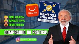 Remessa Conforme Vs aliexpress - ICMS IMPOSTO de IMPORTAÇÃO