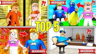 TOP 5 ROBLOX SPIELE! (Ausbruch, Horror Obby, Stuhl Rennen & MEHR)