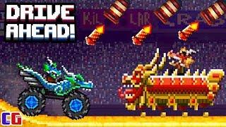 Drive Ahead BATTLE DRAGONS Crazy SPRING JOB Cartoon game about COMBAT CARS from CoolGAMES
