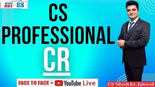 Corporate Restructring Ch-1 CS Professional By CS Nitesh Kr. Jaiswal Sir CS NKJ CS Classes8010796433