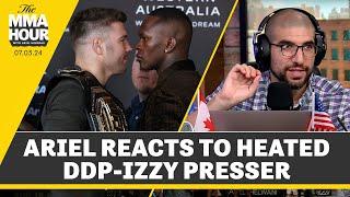 Ariel Helwani Reacts To Heated Dricus du Plessis vs. Israel Adesanya UFC 305 Press Conference