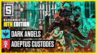 Dark Angels vs Adeptus Custodes | Warhammer 40k Battle Report