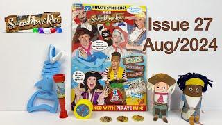 Swashbuckle magazine, issue 27, Aug/2024, with pirate set ‍️️️