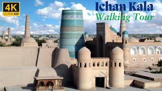 Ichan Kala walking Tour, Khiva, 4K