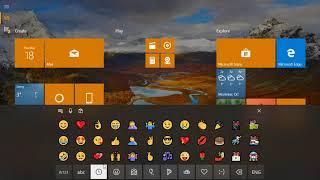 Windows 10 October 2018  Feature Highlight Emoji 11 and Swiftkey Keyboard for touch devices