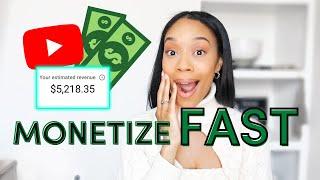 How to Get Monetized on Youtube FASTER