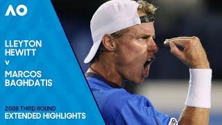 Lleyton Hewitt v Marcos Baghdatis Extended Highlights | Australian Open 2008 Third Round