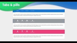 Bootstrap 4 Tutorial in Hindi Part 20 : Bootstrap 4 Pills | Responsive Pills in Bootstrap 4