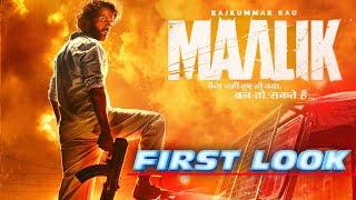 Maalik 2025 | First Look | Rajkummar Rao | Medha Shankr | Release Date Announce Soon