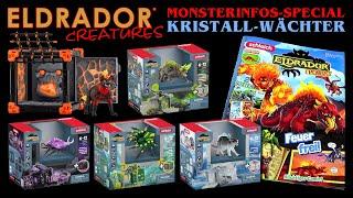 Schleich ® Eldrador ® Creatures Special - alle Monsterinfos zu Kristall Wächter & BattleCaves 2024