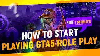  How To Start Playing GTA 5 RP. For 1 Minute (Guide, RAGE MP, GTA V RP)