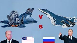 МИРОВОЙ ШОК! ПЕРВЫЙ ВОЗДУШНЫЙ БОЙ РОССИЙСКИХ СУ-57 И США