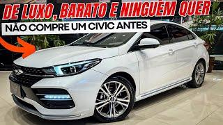  UM CARRO BARATO E DE LUXO QUE NINGUÉM QUER: a melhor opção DE USADO para 2024? Chery Arrizo 6