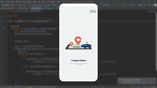 Splash Screen with beautiful Animations of Vehicle tracking app in android studio (Java).