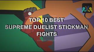 Top 10 BEST Supreme Duelist Stickman Fight Animations