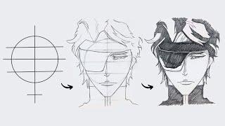 How To Draw Sosuke Aizen Easy | Step By Step | Bleach