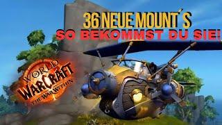 36 Neue Mounts in The War Within | So erlangst du sie alle!