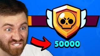 Pushing to 50,000 Trophies to beat Brawl Stars