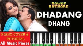 Dhadang Dhang Dhang Piano Tutorial | Rowdy Rathore (2012) | Hindi Piano Notation