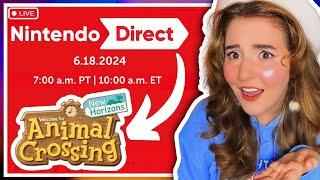 Will we see ANIMAL CROSSING or NEW COZY Games in the Nintendo Direct? ️| LIVE REACTION