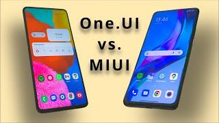 One.UI 4.1 vs. MIUI 13 - welches ist das bessere OS? Samsung gegen Xiaomi!