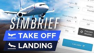 SimBrief Takeoff & Landing Calculations Tutorial