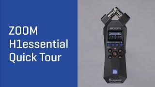 ZOOM H1essential Quick Tour