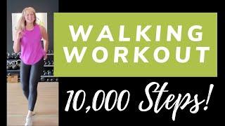 10000 Steps Walking Workout | Walk at Home with Marion | Knee Friendly, No Talking Cardio Workout
