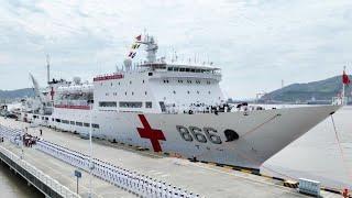 Chinese naval hospital ship sets sail for humanitarian mission