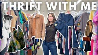 Thrifting 70s FASHION TRENDS + Spring Try-On Haul