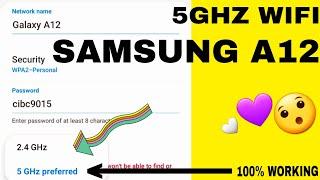 How to use 5ghz Hotspot in Samsung galaxy A125f 2020 Version