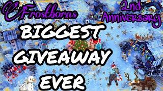 Biggest Giveaway in Frostborn!!!