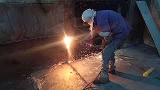 Railway workshop welder technician