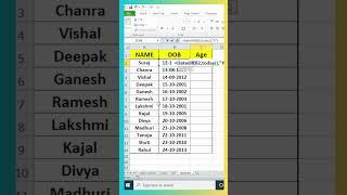 Master DATEDIF Formula in Excel to Calculate Dates Easily! #Shorts #DatedIfFormula